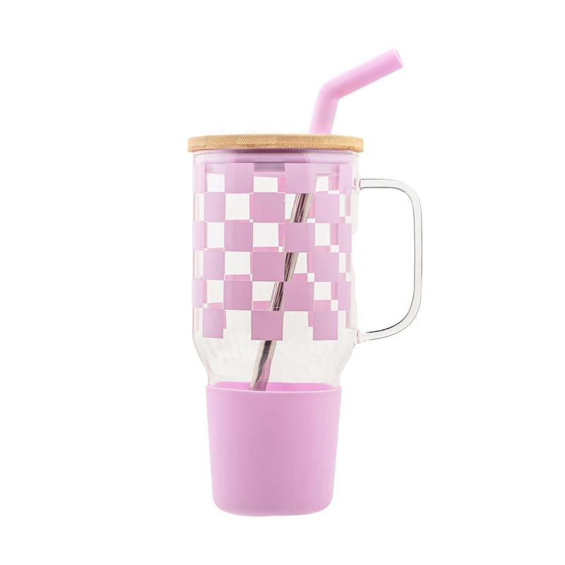 Adria Eco Glass Bottle with Steel Straw