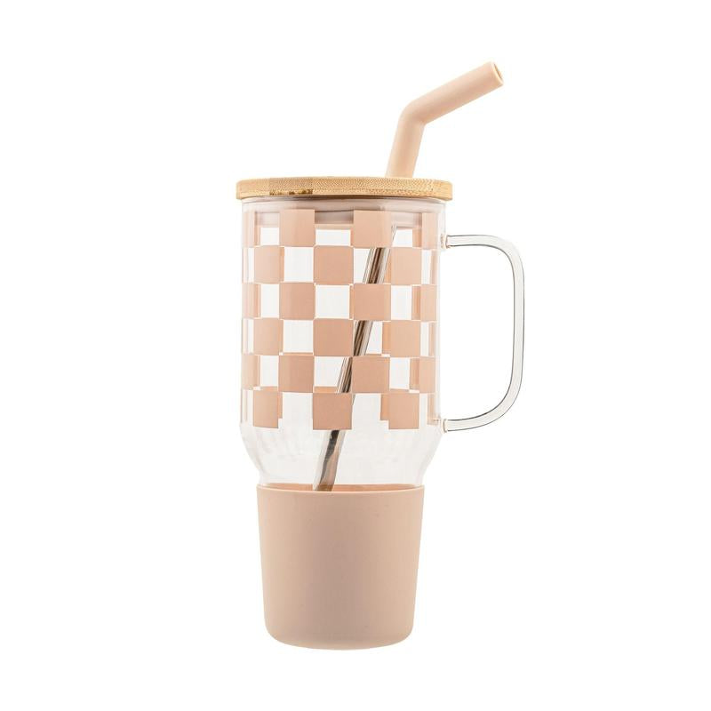Adria Eco Glass Bottle with Steel Straw