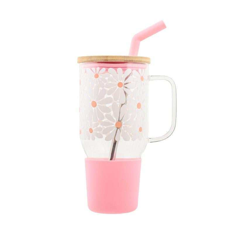 Adria Eco Glass Bottle with Steel Straw
