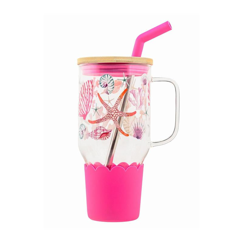 Adria Eco Glass Bottle with Steel Straw