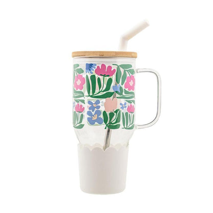 Adria Eco Glass Bottle with Steel Straw