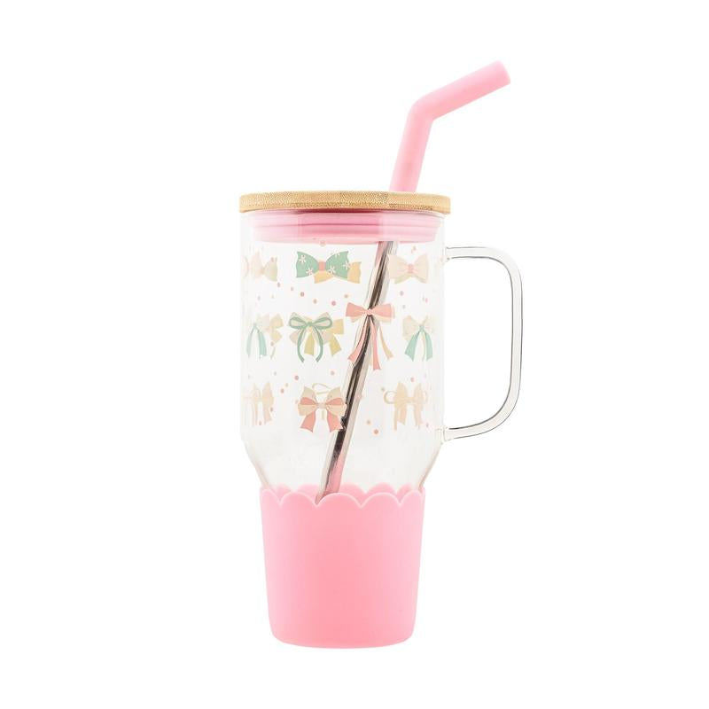 Adria Eco Glass Bottle with Steel Straw